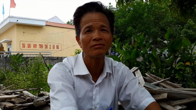 Ông Nùng nói về sự việc xảy ra tại địa phương.