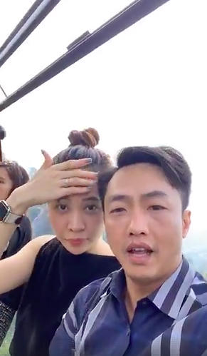 Đàm Thu Trang đã dí dỏm