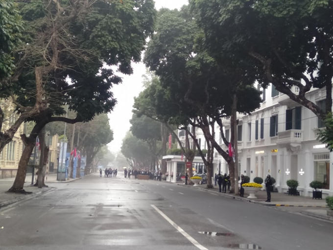 Công tác chuẩn bị cho Hội nghị thượng đỉnh Mỹ - Triều lần 2 tại khách sạn Metropole đang diễn ra hối hả.