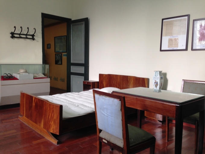 Căn phòng Bác ở trong 3 lần về thăm công nhân và nhà máy Dệt Nam Định.