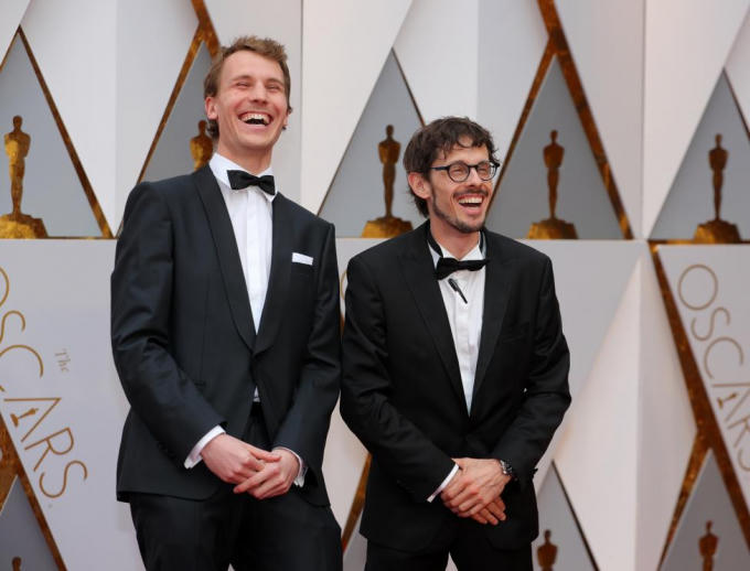 Đạo diễn Timo Von Gunten and Giacun Caduff. (Ảnh: Reuters)