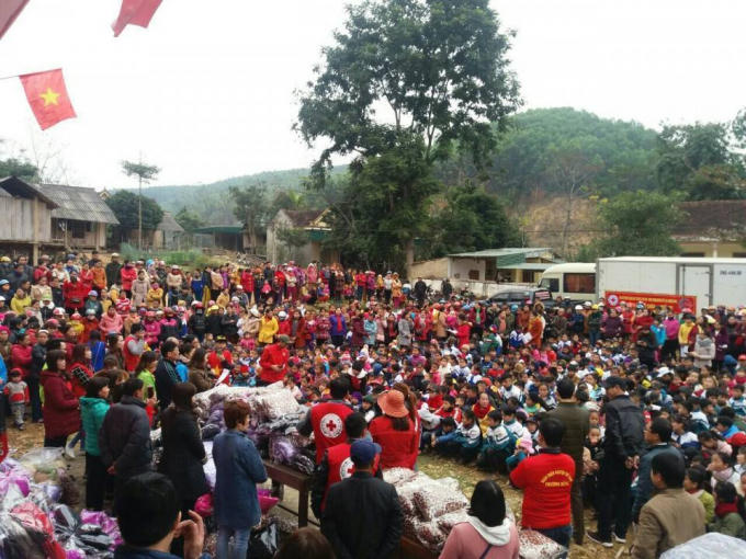 Mỗi phần quà là một điều đó xoa dịu những ngày mùa đông giá rét như hiện nay