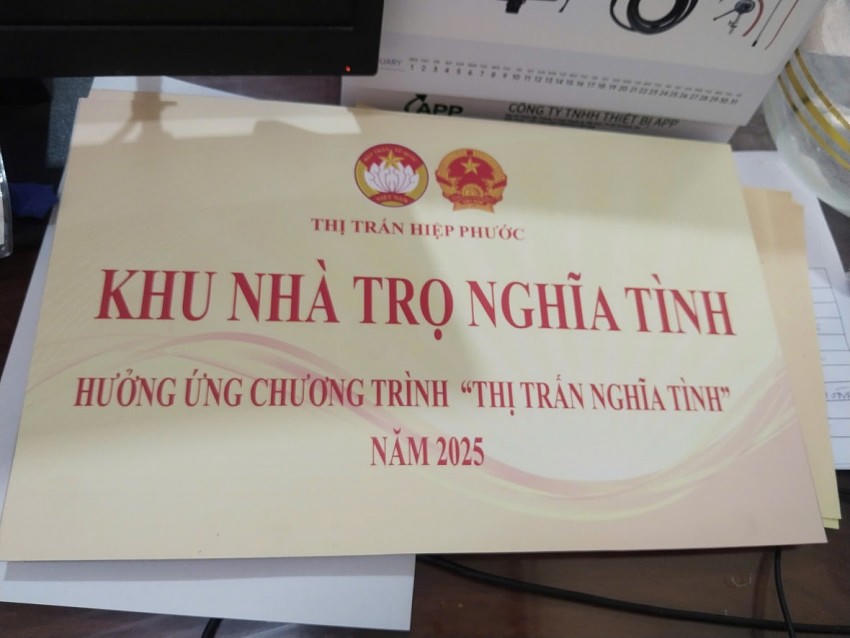 Xây dựng khu nhà trọ nghĩa tình.