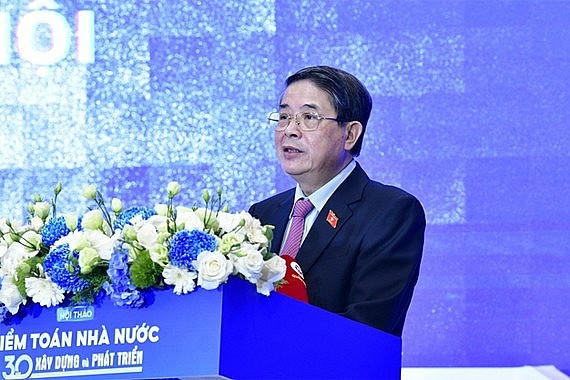 Phó Chủ tịch Quốc hội Nguyễn Đức Hải phát biểu tại Hội thảo.