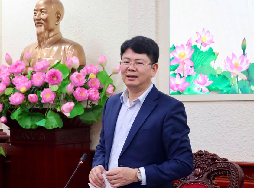 Thứ trưởng Nguyễn Thanh Tịnh phát biểu kết luận cuộc họp (Ảnh: PV)
