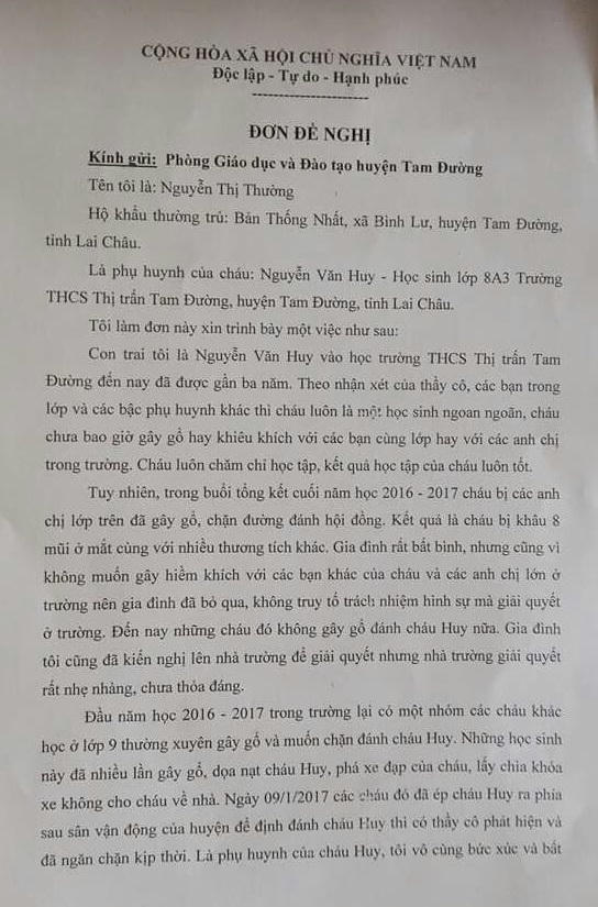 Lai Ch&acirc;u: Đuổi học 4 học sinh đ&aacute;nh bạn trong trường
