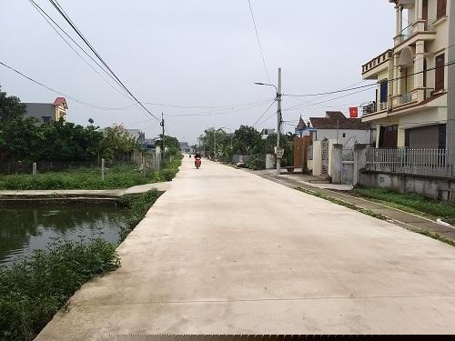 Tuyến đường khu dân cư mới kỹ thuật thôn An Đông xã Thái Hoà đưa vào sử dụng từ năm 2018 đến nay vẫn đảm bảo chất lượng.