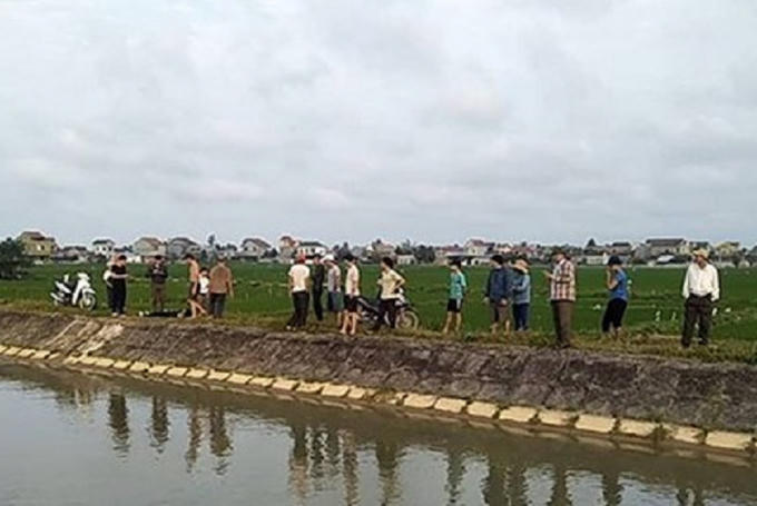 Nơi phát hiện thi thể người đàn ông.