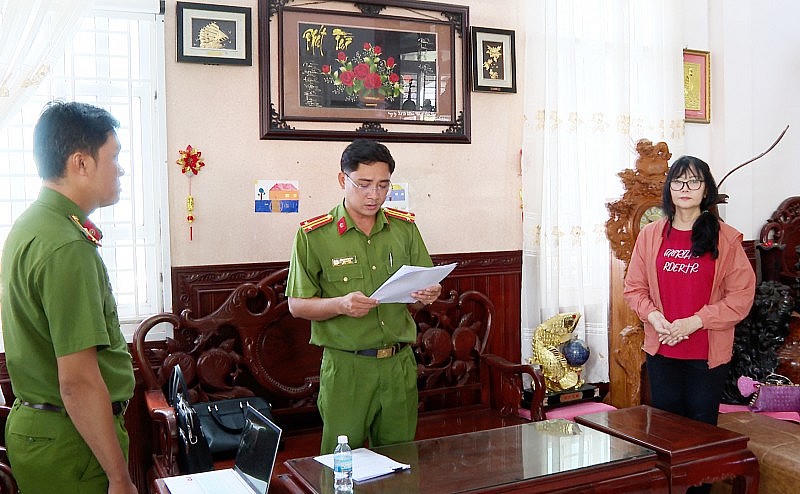 Bị can Trần Thị Kiều Oanh