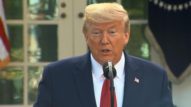 Tổng thống Mỹ Donald Trump. Ảnh: CNN.
