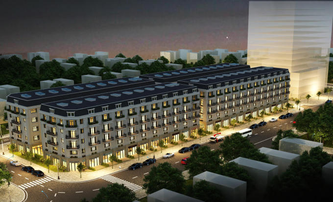 Phối cảnh dự án.