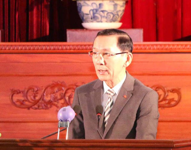 Ông Võ Thành Thống - Chủ tịch UBND TP Cần Thơ phát biểu tại lễ kỷ niệm.