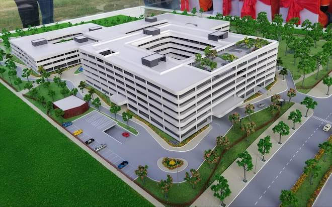 Phối cảnh của F-Town 3 đang được xây dựng ở Q.9, TP.HCM.