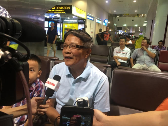 Cha của xạ thủ Hoàng Xuân Vinh.