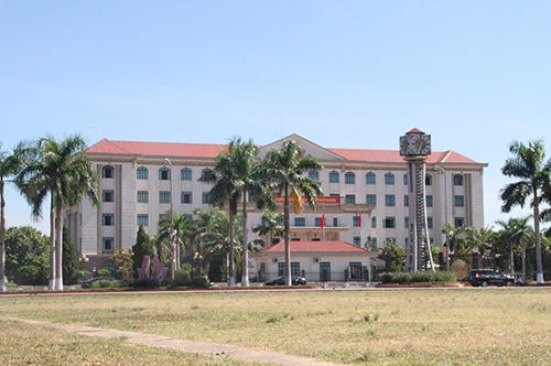 Trụ sở UBND tỉnh Hà Tĩnh, nơi Quân từng đột nhập, trộm được hàng trăm triệu đồng. Ảnh: Đức Hùng