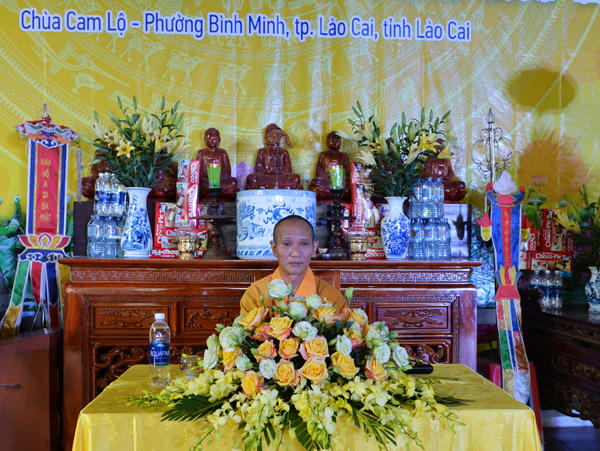 H T.Thích Thanh Điện  đã có lời sách tấn chư hành giả xuất gia và tại gia về ý nghĩa quan trọng của việc an cư kiết hạ.