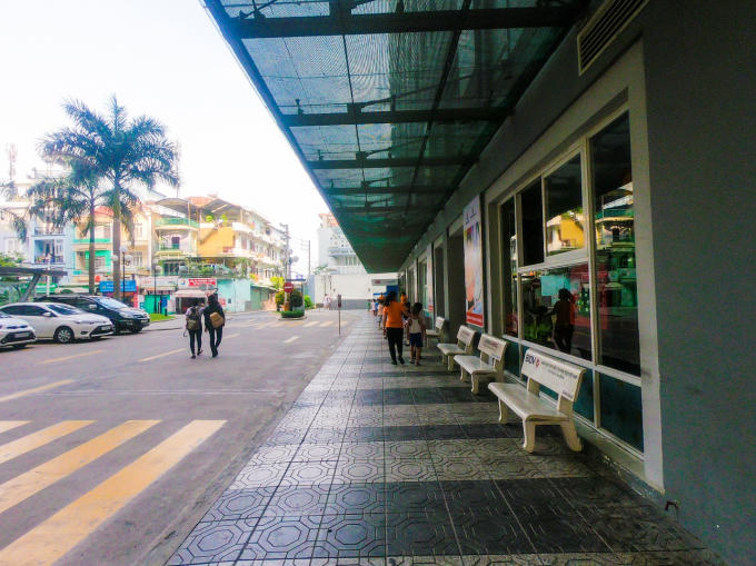Hàng lang khu căn hộ thoáng và sạch