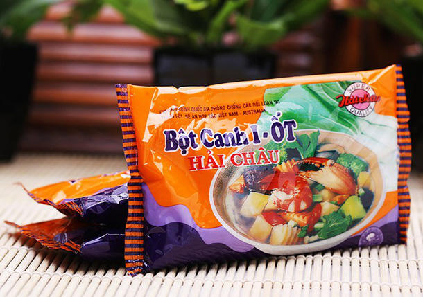 Thương hiệu bột canh i ốt Hải Châu nổi tiếng dùng trong bữa ăn gia đình miền Bắc