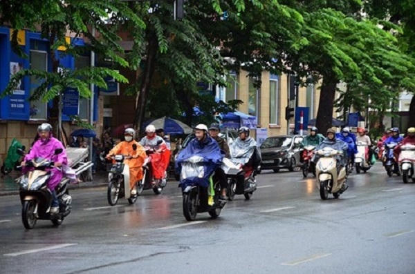 Ảnh hưởng của không khí lạnh tăng cường, Miền Bắc sẽ có mưa nhỏ.