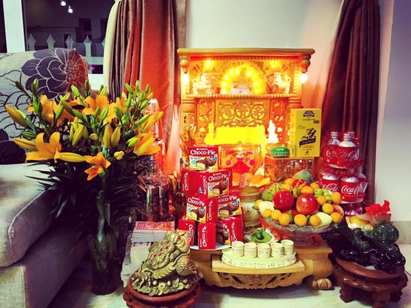 Lễ vật cúng Thần Tài (Ảnh minh họa).