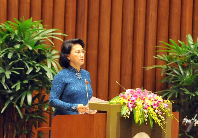 Chủ tịch QH Nguyễn Thị Kim Ngân. Ảnh: Hoàng Long