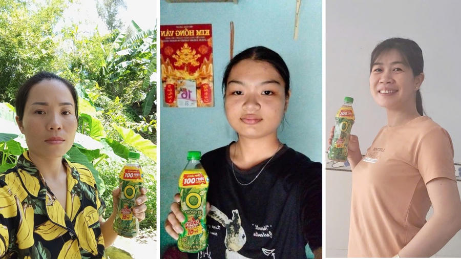 Các khách hàng may mắn trúng giải Nhì từ chương trình khuyến mãi “Không Độ, hè không stress”.