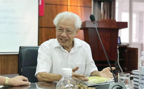 GS Hồ Ngọc Đại chia sẻ về sách công nghệ giáo dục ngày 8-9.