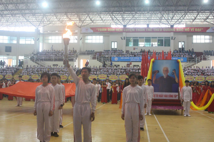 Phú Thọ: Khai mạc Hội khỏe Phù đồng lần thứ XVIII năm 2018