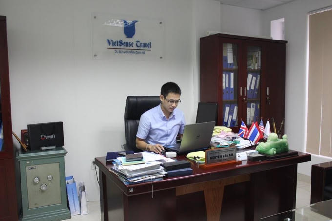 Ông Nguyễn Văn Tài, giám đốc Công ty du lịch Vietsense (Ảnh: Thanh Huyền)