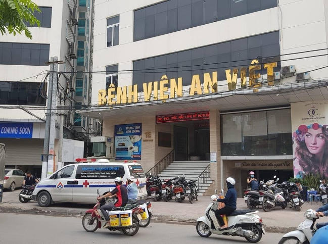 Bệnh viện An Việt - nơi xảy ra vụ việc chết người do hút mỡ bụng.