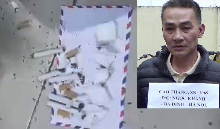 Cao Thắng đối tượng cầm đầu đường dây và tang vật thu giữ