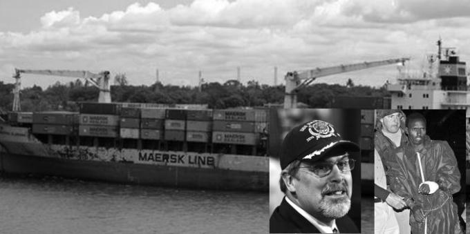 Con tàu Maersk Alabama, Thuyền trưởng Richard Phillips và tên cướp biển Abdiwali Abdiqadir Muse.