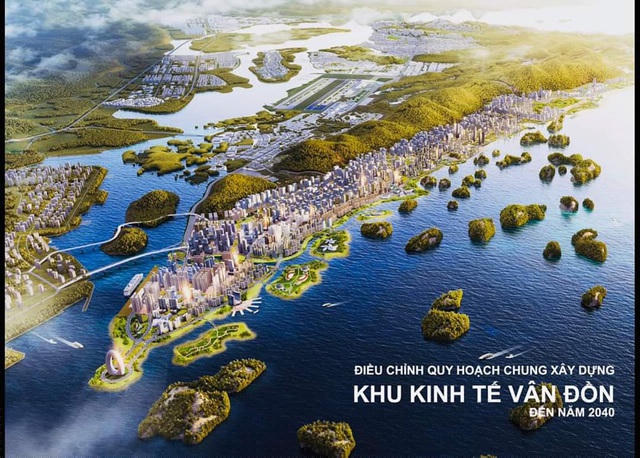 Quy hoạch chung xây dựng Khu kinh tế Vân Đồn thành trung tâm công nghiệp giải trí có casino vừa được phê duyệt.