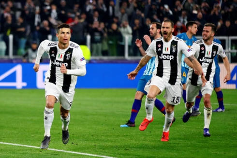 Juventus có màn ngược dòng ấn tượng trước Atletico Madrid, qua đó thẳng tiến tứ kết Champions League 2018/2019. (Ảnh: Getty)