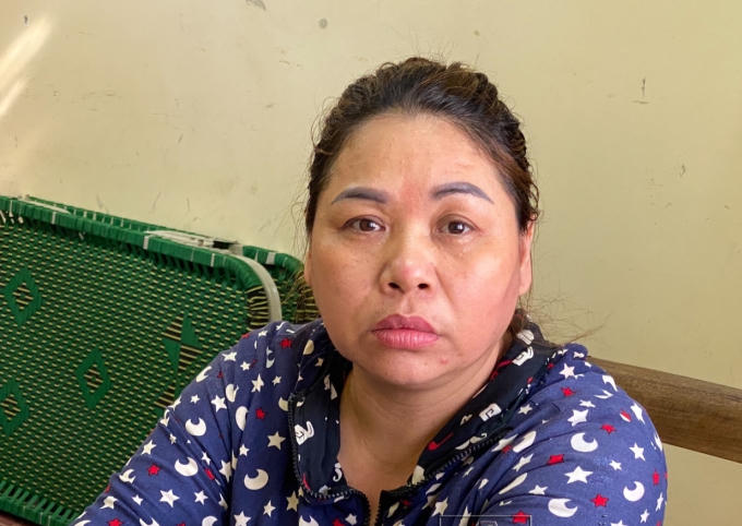 Đối tượng bị bắt giữ.