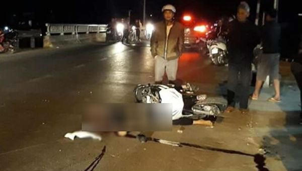 Hiện trường vụ tai nạn.