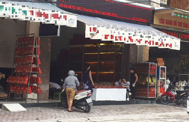Tiệm bánh nơi xảy ra vụ việc. (Ảnh: Zing.vn)