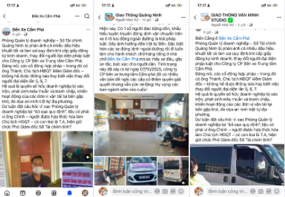 Một số trang mạng xã hội ở Quảng Ninh bàn tán xôn xao về vụ việc xảy ra ở bến xe Cẩm Phả.