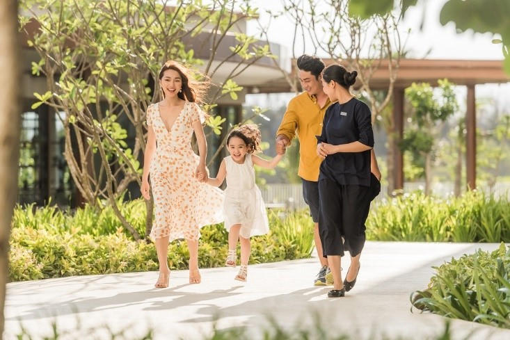 Khách nghỉ dưỡng tại ALMA Resort có rất nhiều các gia đình