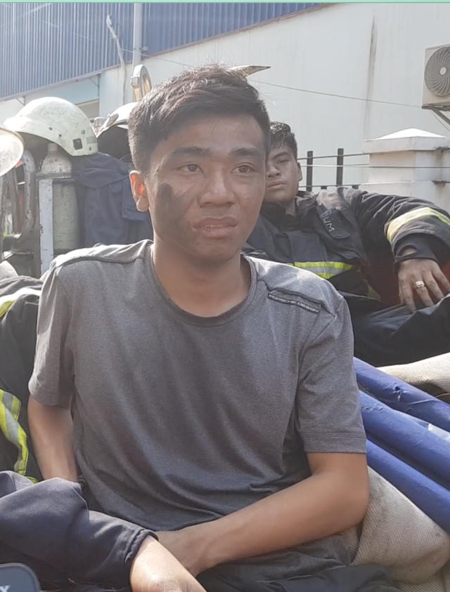 Những người lính quả cảm trong vụ cháy chung cư Carina Plaza