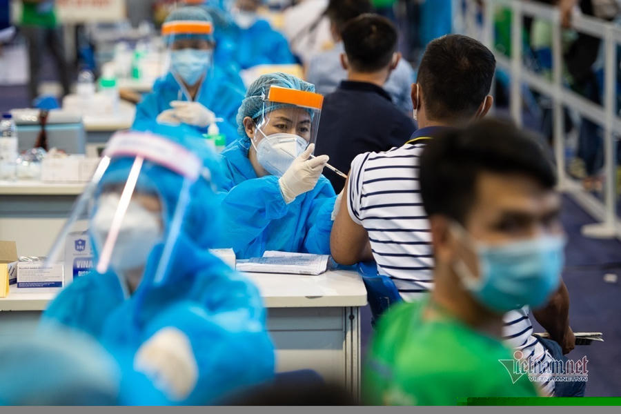 Dữ liệu tiêm vắc xin của Việt Nam tính đến ngày 29/8.