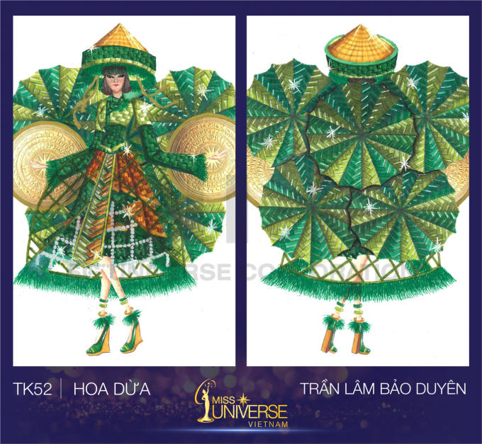 Hé lộ những thiết kế trang phục dân tộc cho đại diện Việt Nam tham gia Miss Universe 2017
