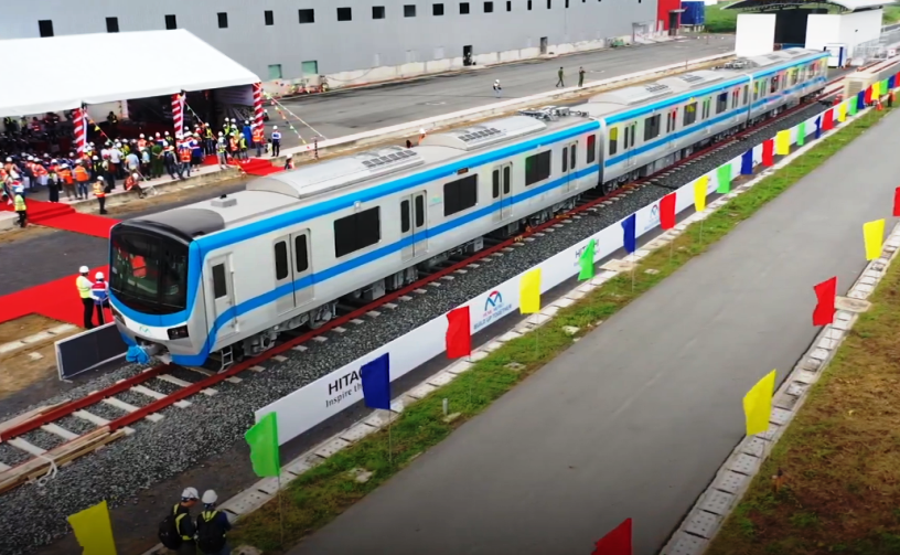 Tàu metro số 1 thuộc tuyến metro Bến Thành - Suối Tiên. (Ảnh: VGP)