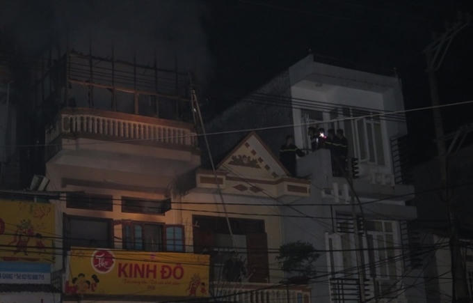Hiện trường vụ hỏa hoạn.
