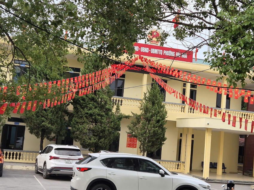 Trụ sở UBND phường Hải Hoà.