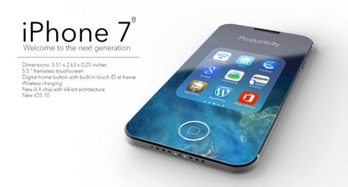 Kiểu dáng của iPhone 7 dự kiến trình làng