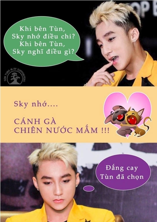 Những bức ảnh chế h&agrave;i hước nhất từ trước đến nay của Sơn T&ugrave;ng M-TP