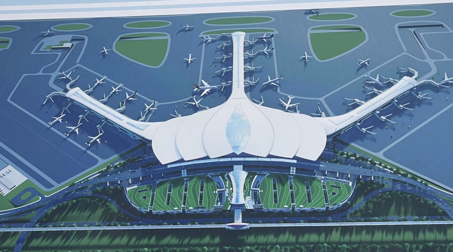 Phối cảnh sân bay Long Thành.