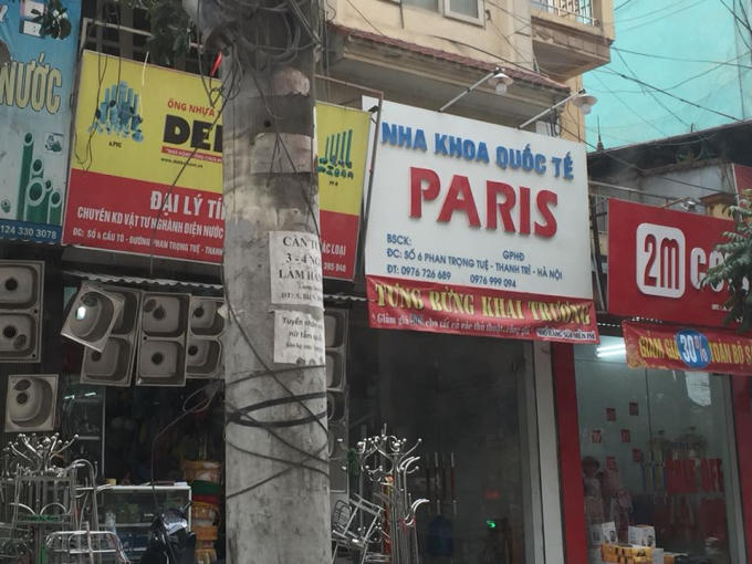Nha khoa treo biển khai trương dù chưa có thông tin SGP và BSPT.