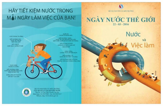 Poster giới thiệu ngày Nước thế giới 2016.